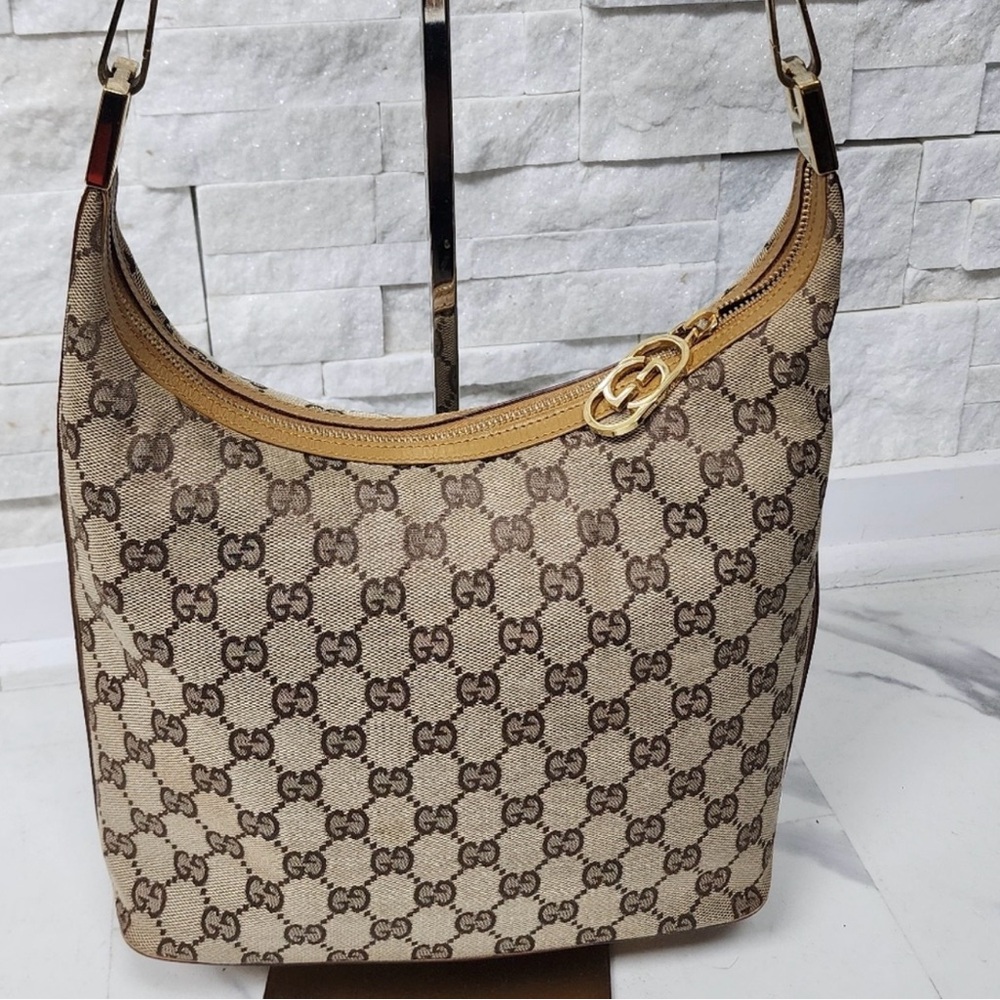 Authentic Gucci Bag Monogram Shoulder Bag